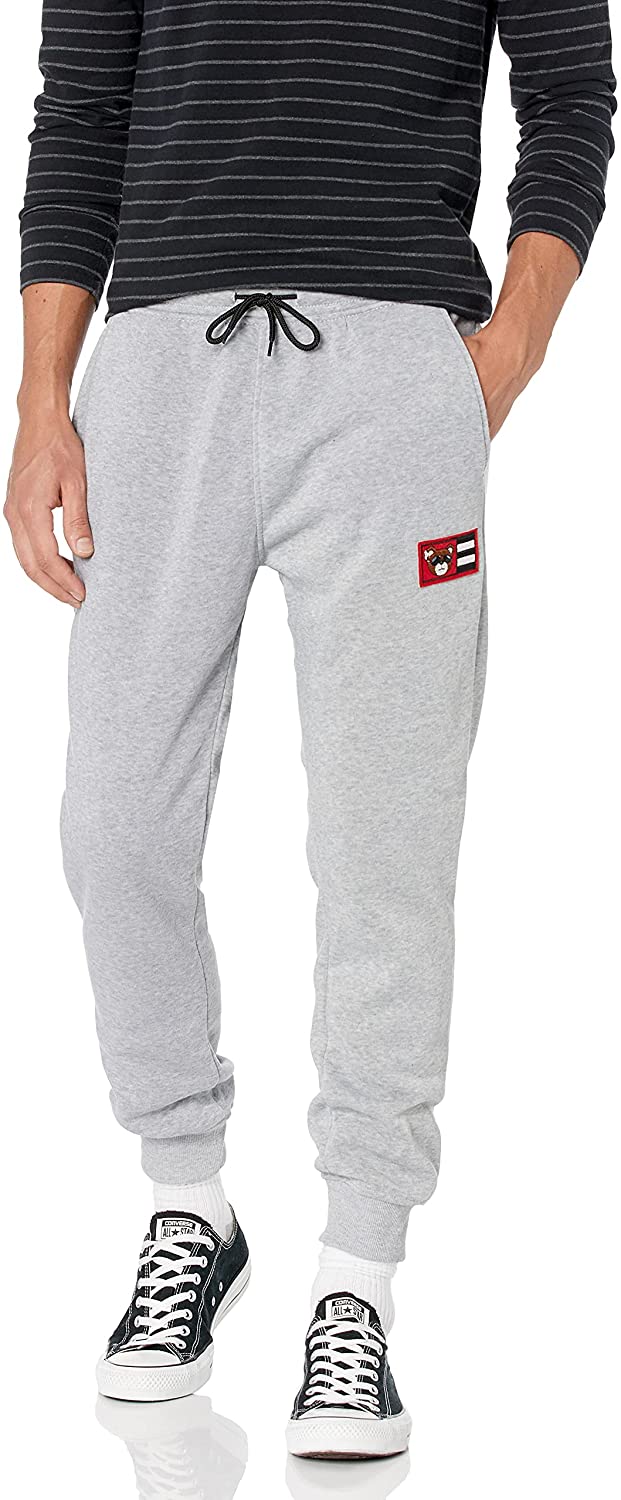 Southpole Jogger Pants Men's Logo Fleece Sweatpants Grey Big & Tall Urban Q662 