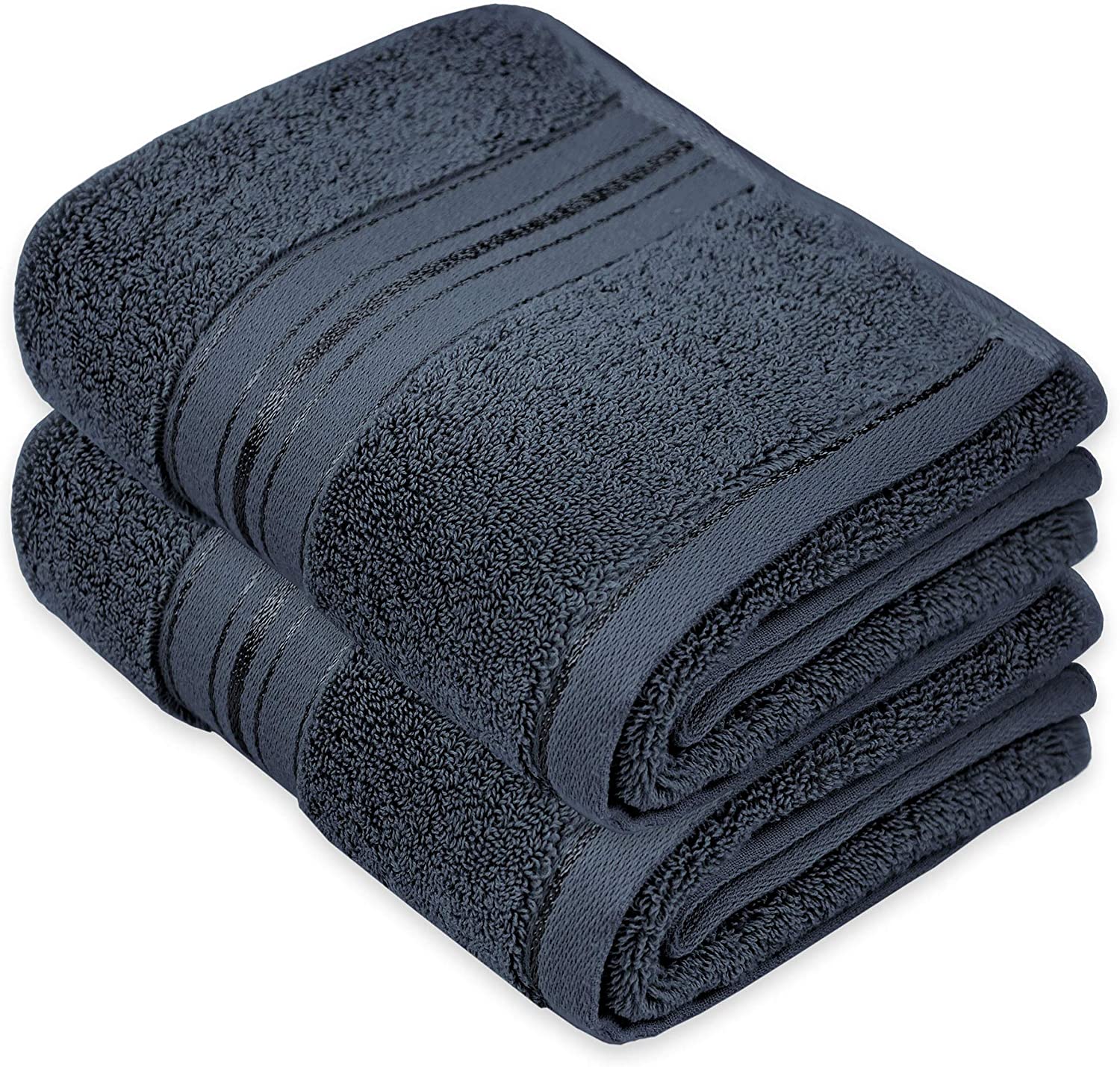 Cleanbear Cotton Hand Towel Set 6-Pack Hand Towels with Assorted Colors (13  x 29 Inches)