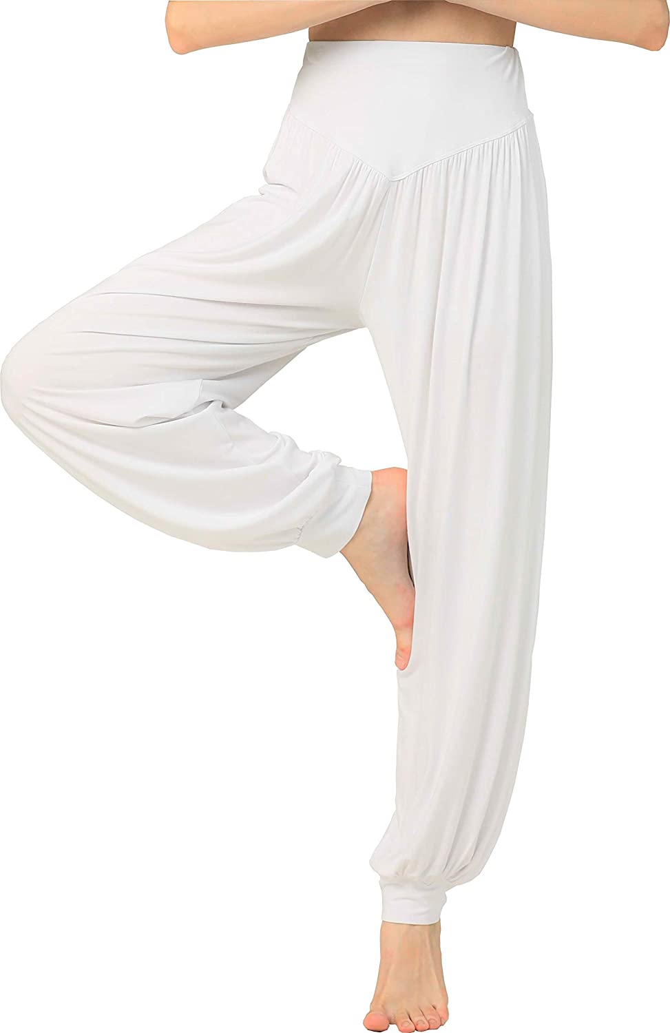 HOEREV Donna Super soft Odal Spandex Harem Yoga Pilates Pantaloni 