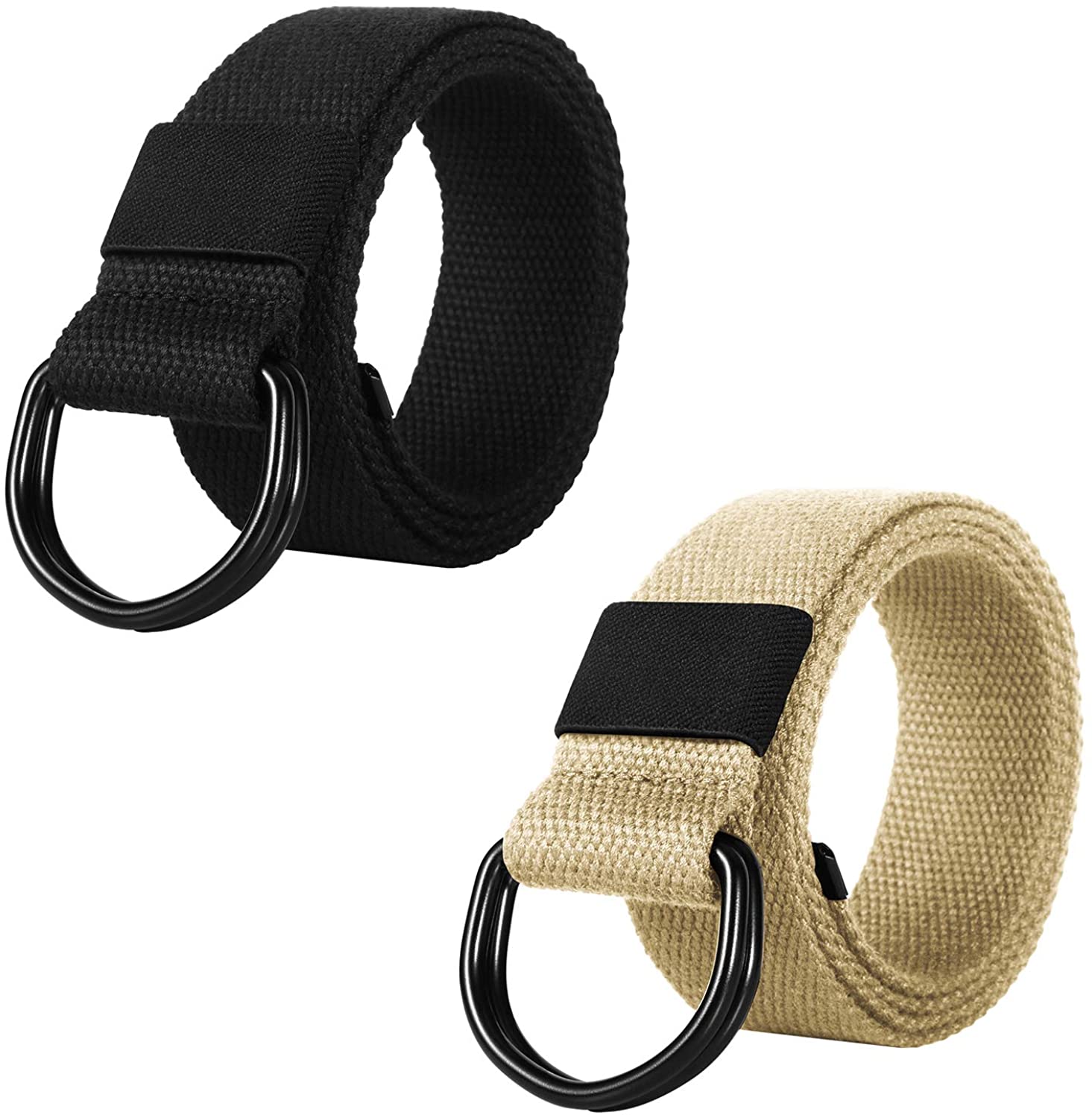 How to Put on a Cloth Belt With Two Metal Rings