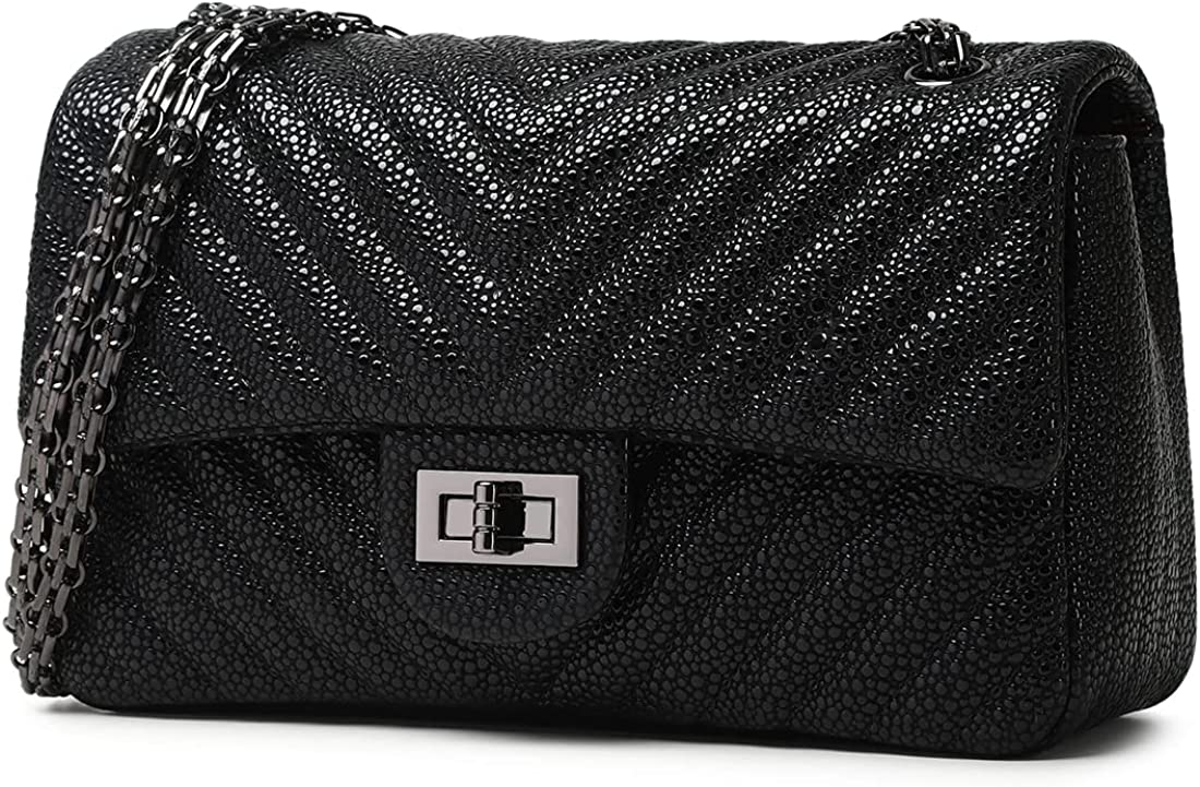 JEEHAN Quilted Crossbody Bags for women Designer Shoulder Handbags Small  Purse