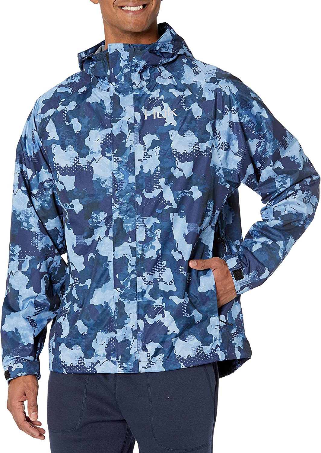 HUK Men's Gunwale Rain Water & Wind Proof Jacket