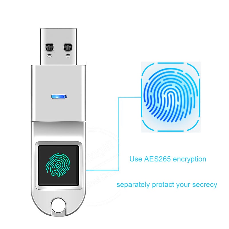 Encryped Finger Print Pen Drive 128GB 64GB  Fingerprint Pendrive 256GB 32GB USB Flash Drive 3.0 16GB Memory Stick For PC-4