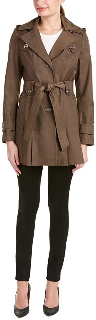Single Ted Belted Trench Coat, Via Spiga Trench Coat With Hoodie