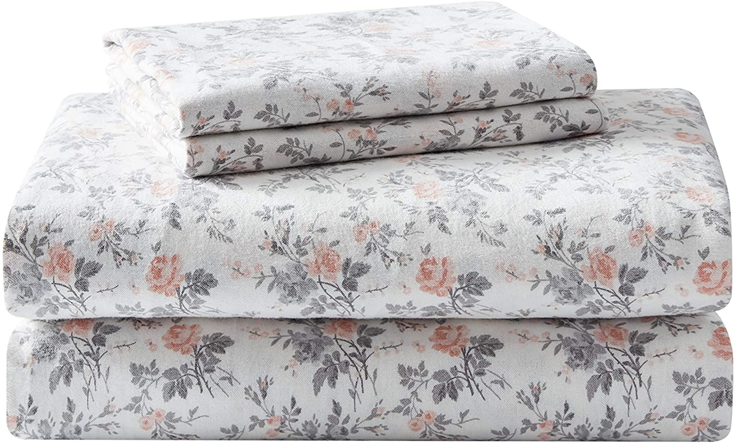 100% Premium Cotton Bedding Sheet Set... Laura Ashley HomeFlannel Collection 