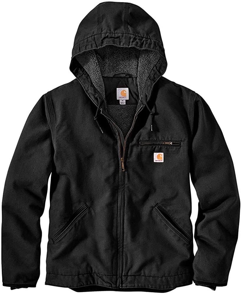 Carhartt Men's Relaxed Fit Washed Duck Sherpa-Lined Jacket | eBay