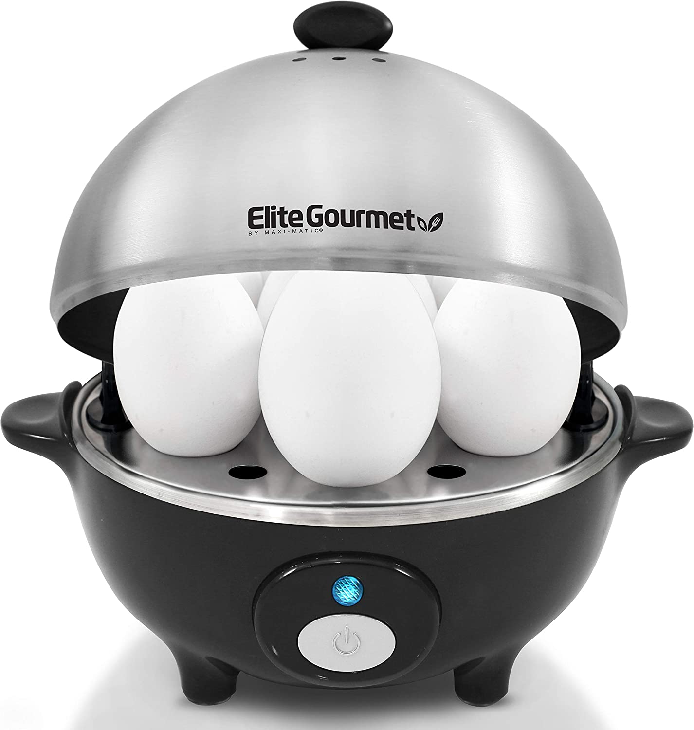  Elite Gourmet EGC115M Easy Egg Cooker Electric 7-Egg