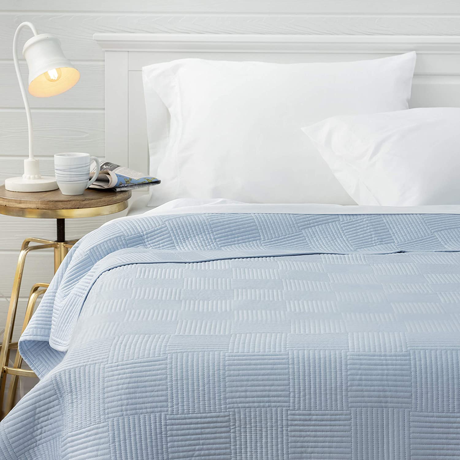 Full/Queen Size Details about   Welhome Preston 100% Cotton Sateen Reversible Oversize Quilt 