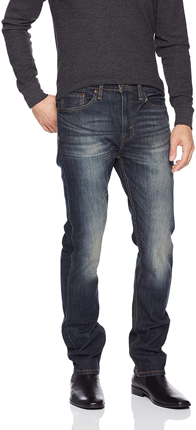 signature levi strauss co men's slim straight jeans