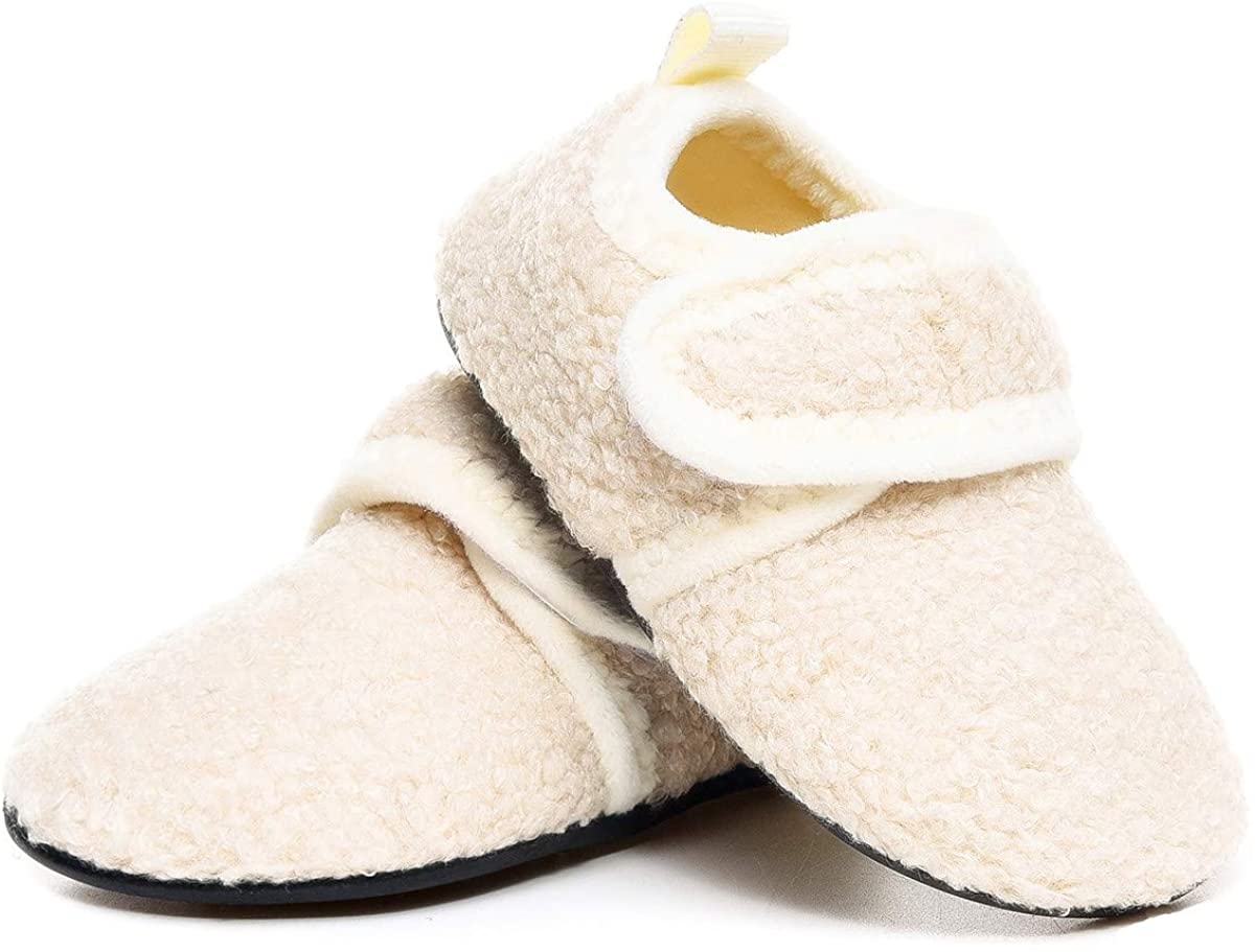 SLEVEL Toddler Boys Girls House Socks Slippers Little Kids Lightweight Indoor Home Shoes 