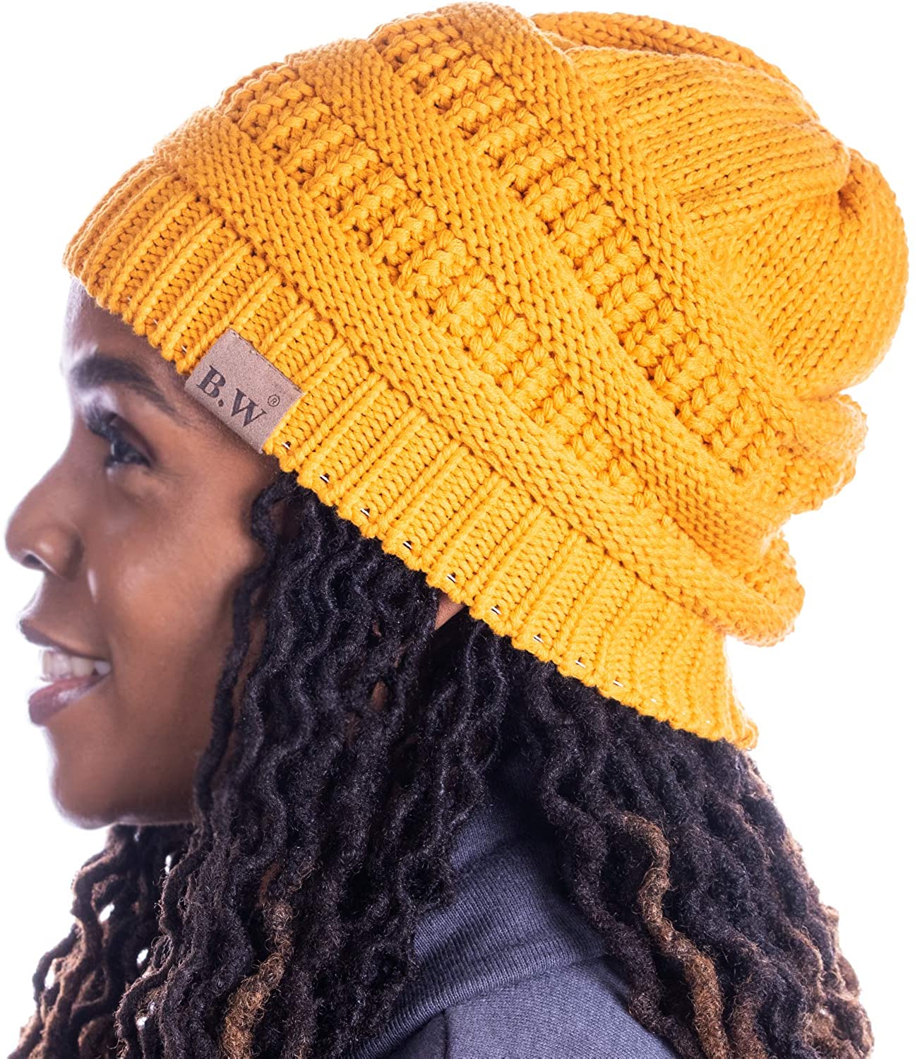 Beautifully Warm Women’s Winter Hat | Slouchy Beanie Satin Lined Hat for  Women