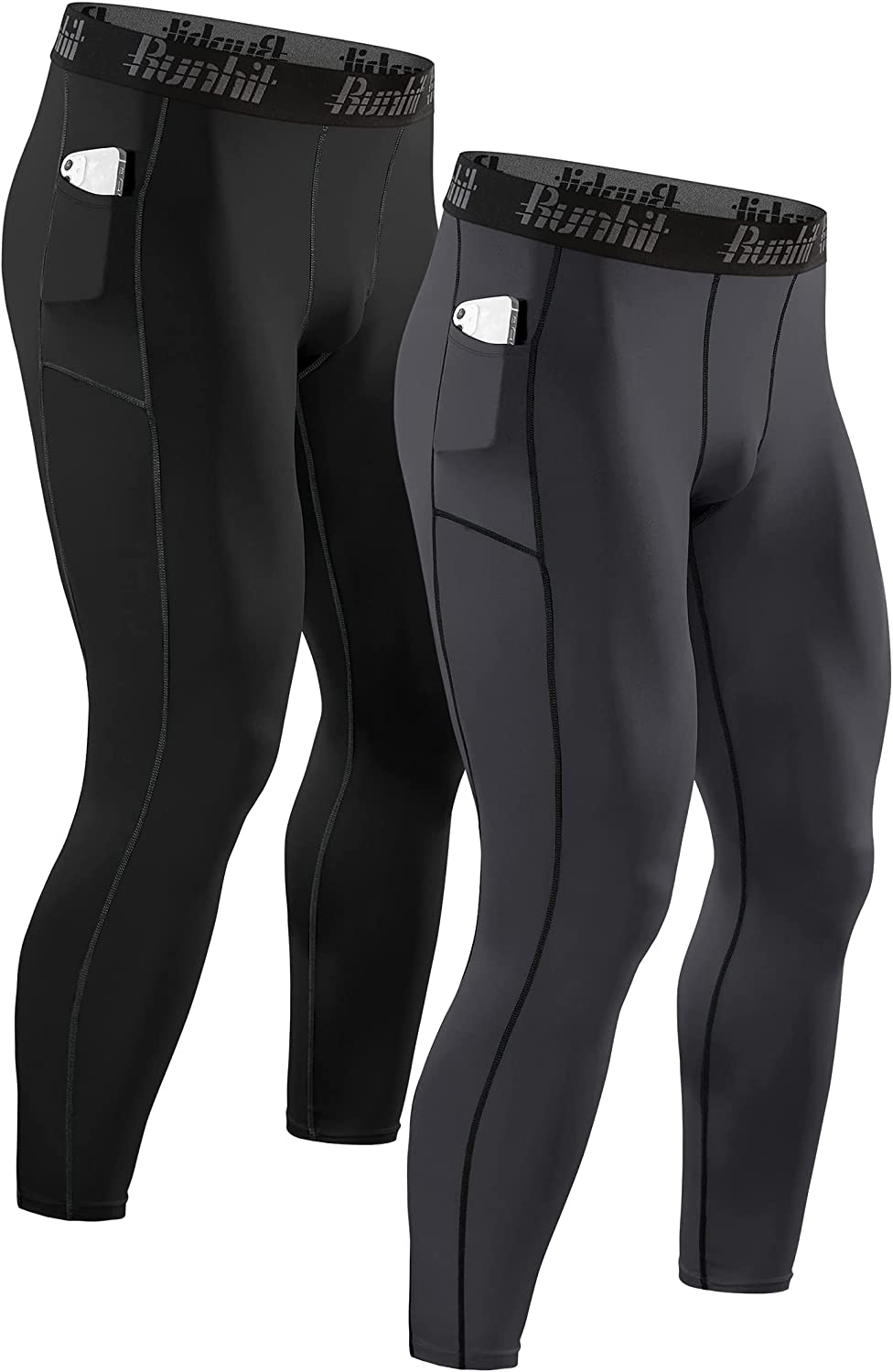 Buy Neleus Men's Compression Pants Running Tights Sport Leggings