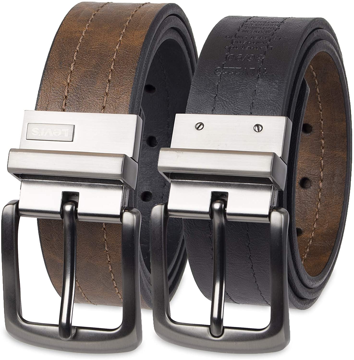 Levi's Reversible Belts -Big and Tall Sizes for Men Casual for Jeans | eBay