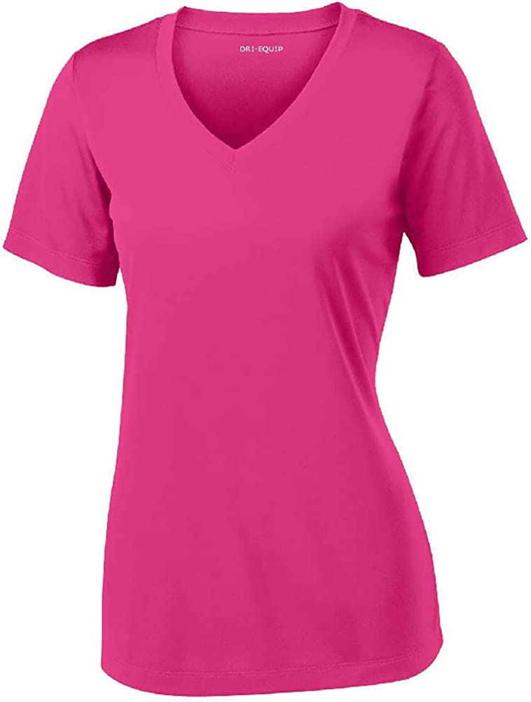 Women's Short Sleeve Moisture Wicking Athletic Shirts in Sizes XS-4XL 