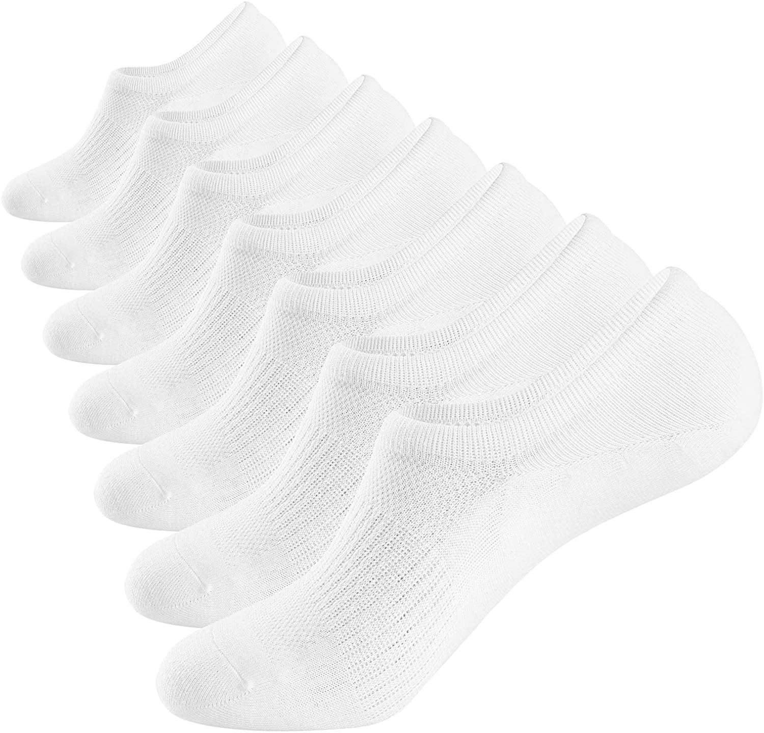 HOdo No Show Socks Mens Low Cut Cotton Casual Socks 8 Pairs 