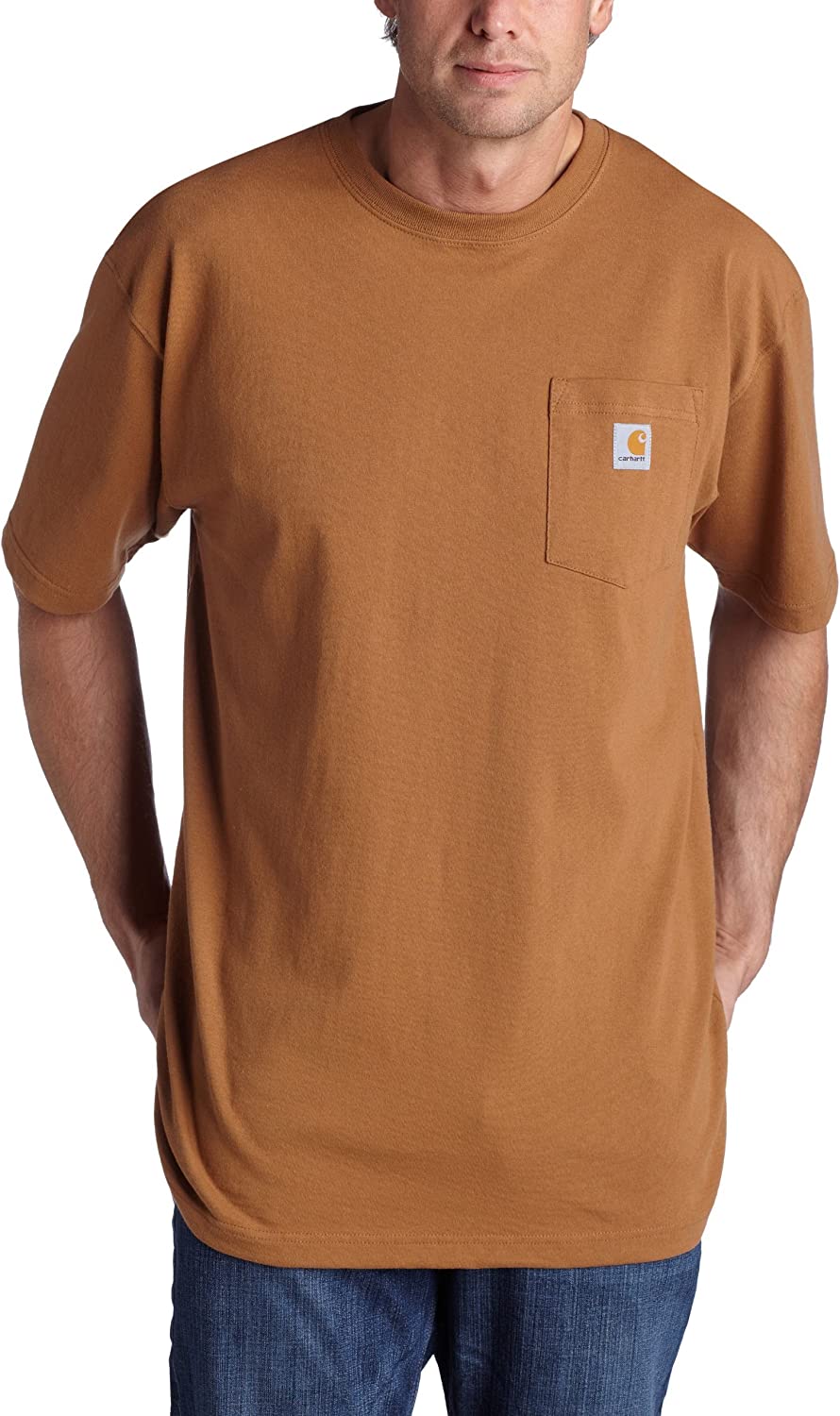 Carhartt: Loose Fit Heavyweight Short-Sleeve Pocket T-Shirt (Black) -  Stevens Creek Surplus