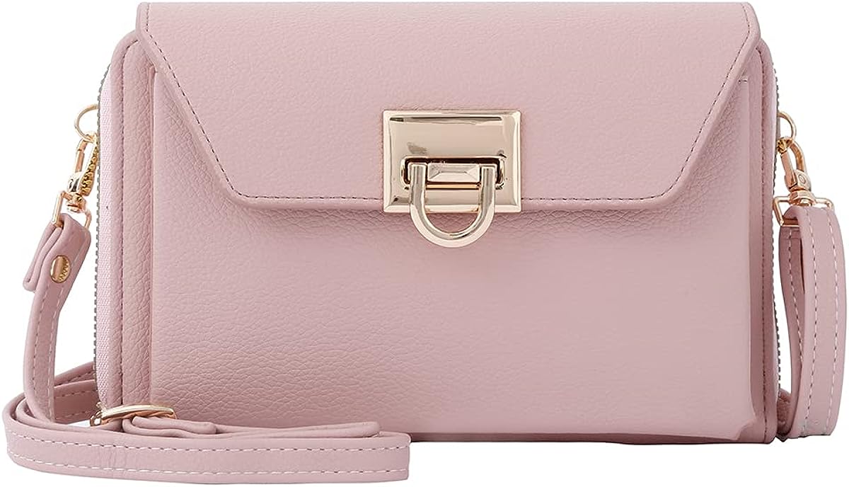 EVVE Small Crossbody Bag for Women Trendy Flap Saddle Purses with