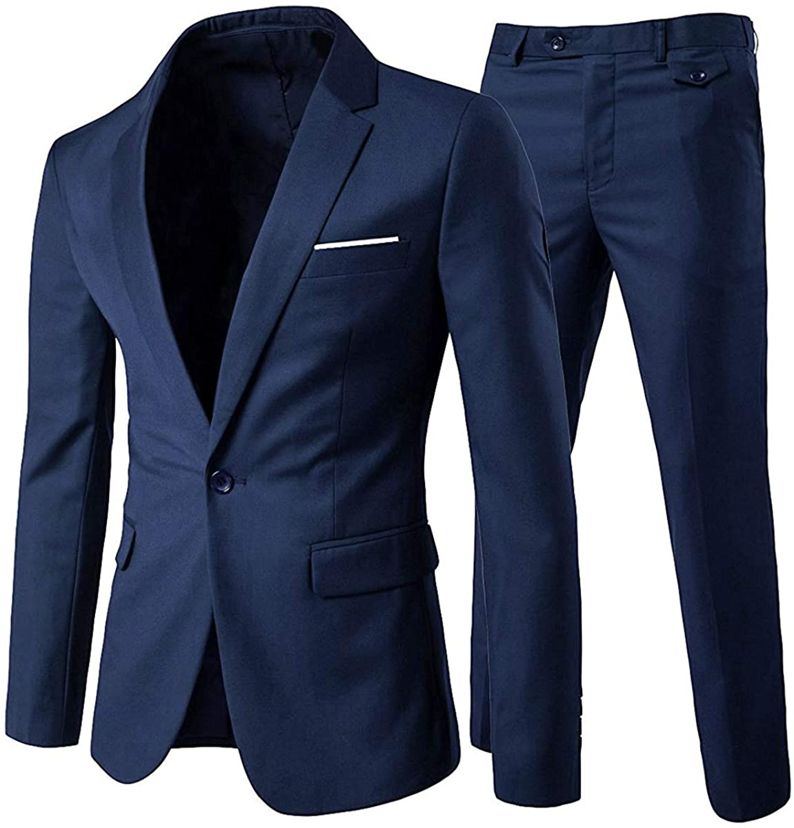 Neymar Same Suit Classic Men's Blazer Sets 2 Piece Jacket Pants Suits For  Men Single Breasted Blue Solid Color Male Clothing Set - AliExpress