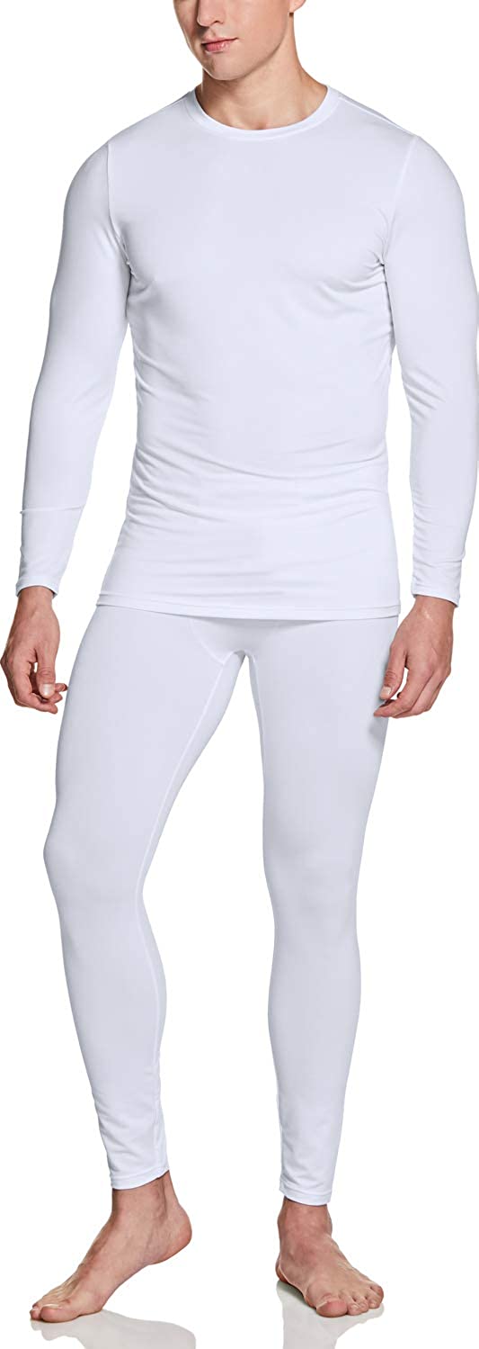 Microfiber Soft Warm Base Layer Winter Cold Weather Top & Bottom Set ATHLIO Men's Thermal Compression Pants & Shirts