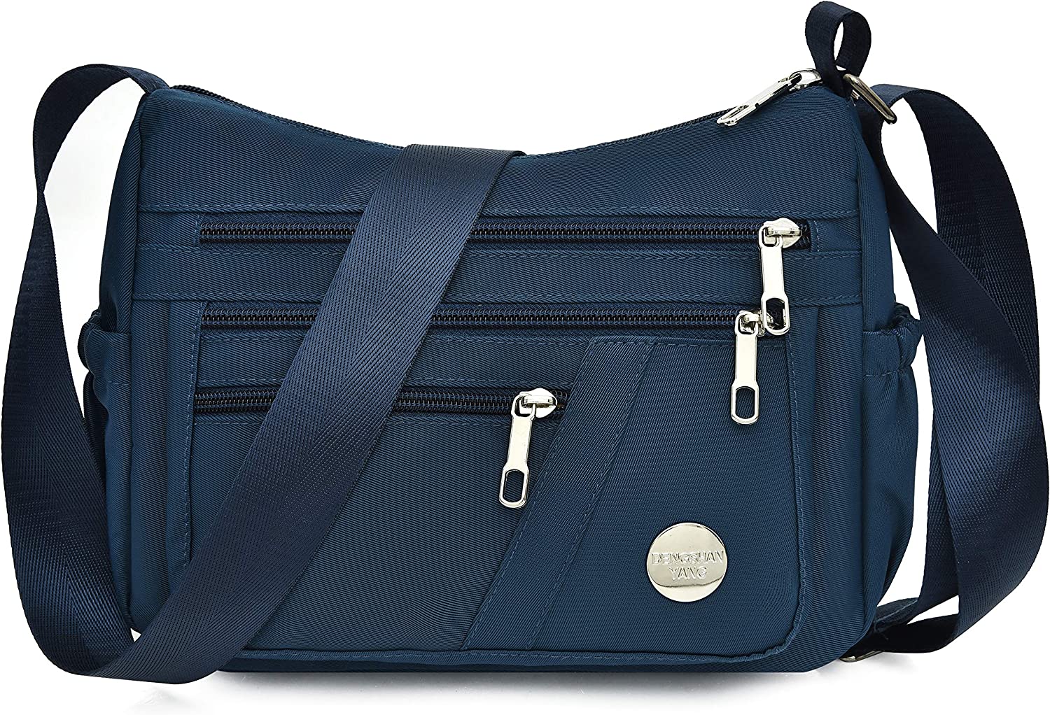 Shoulder Bag Women Nylon Crossbody Bags Waterproof Plaid Large Capacity  Handbags