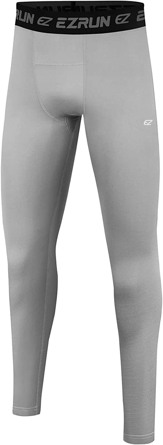 Details about   G Gradual Boys' Compression Pants Youth Thermal Base Layer Fleece Tights Sports 