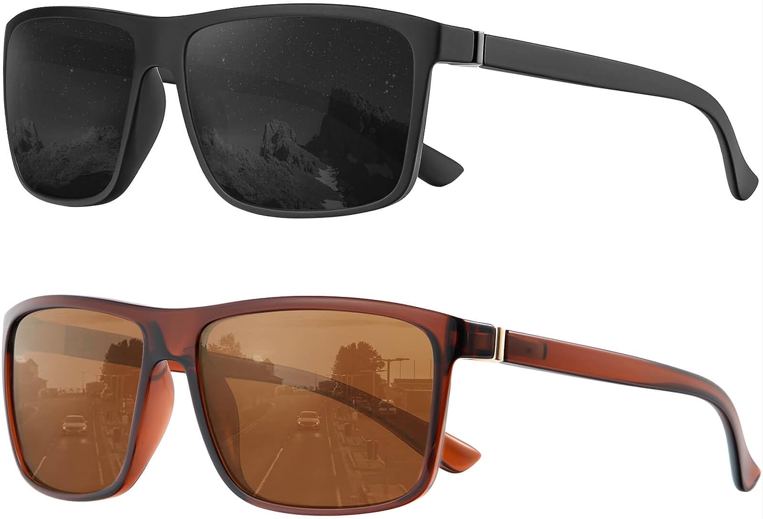 KALIYADI Polarized Sunglasses for Men and Women, Mens Sun Glasses with UV  Protec