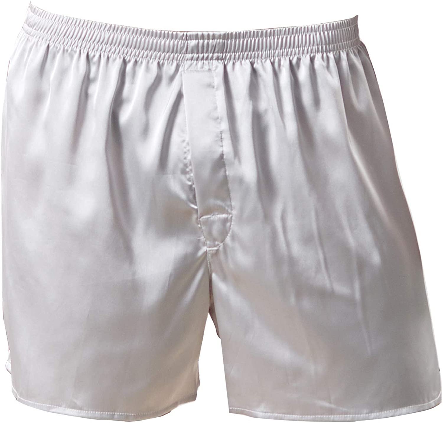 Mens Satin Boxers Shorts Sleepwear Satin Pajama Bottom Underwear Silk Sleep Shorts