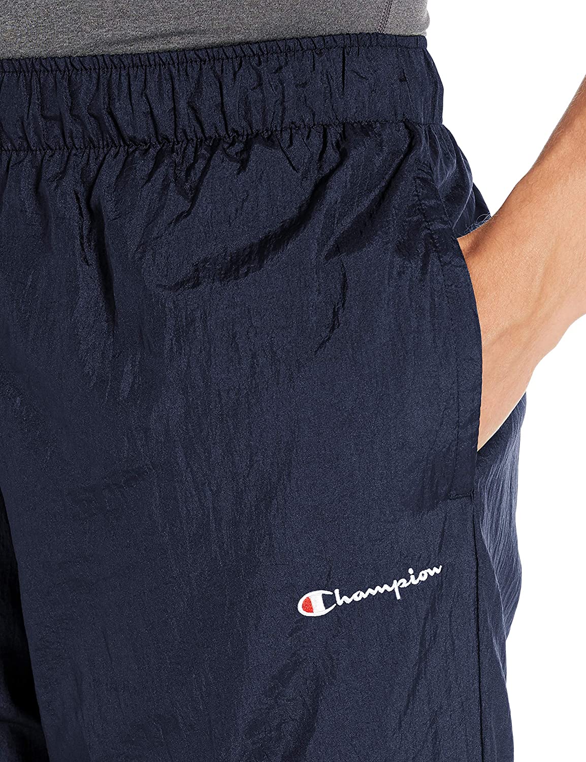 champion nylon warm up pants