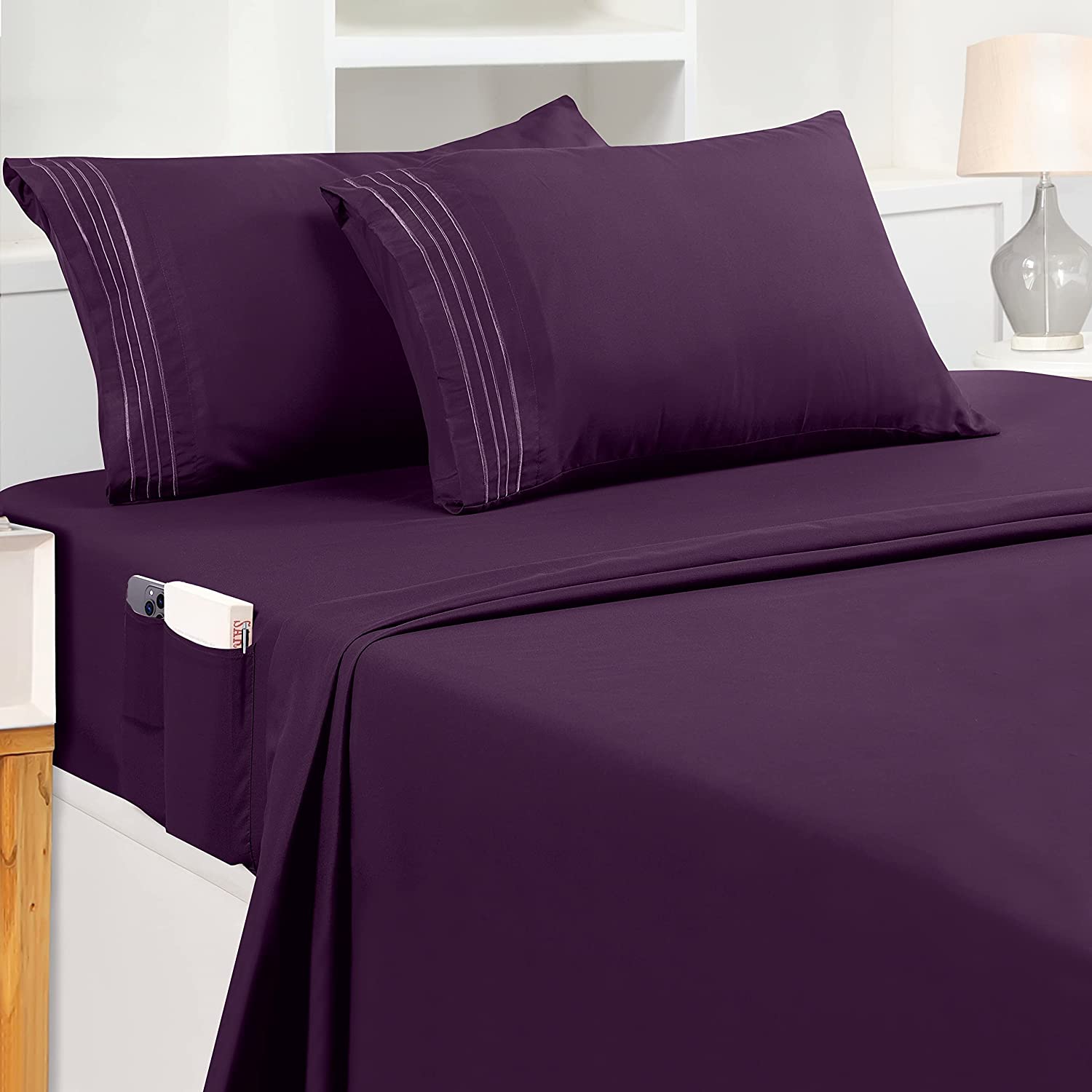 Utopia Bedding Bed Sheet Set - 4 Piece Queen Bedding - Soft