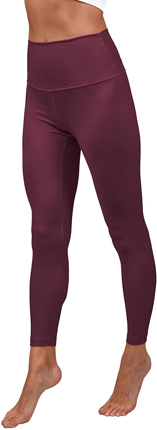 Yogalicious Lux Yoga Pants XS Pockets Athletic Leggings Burgundy Wide  Waistband - Pioneer Recycling Services