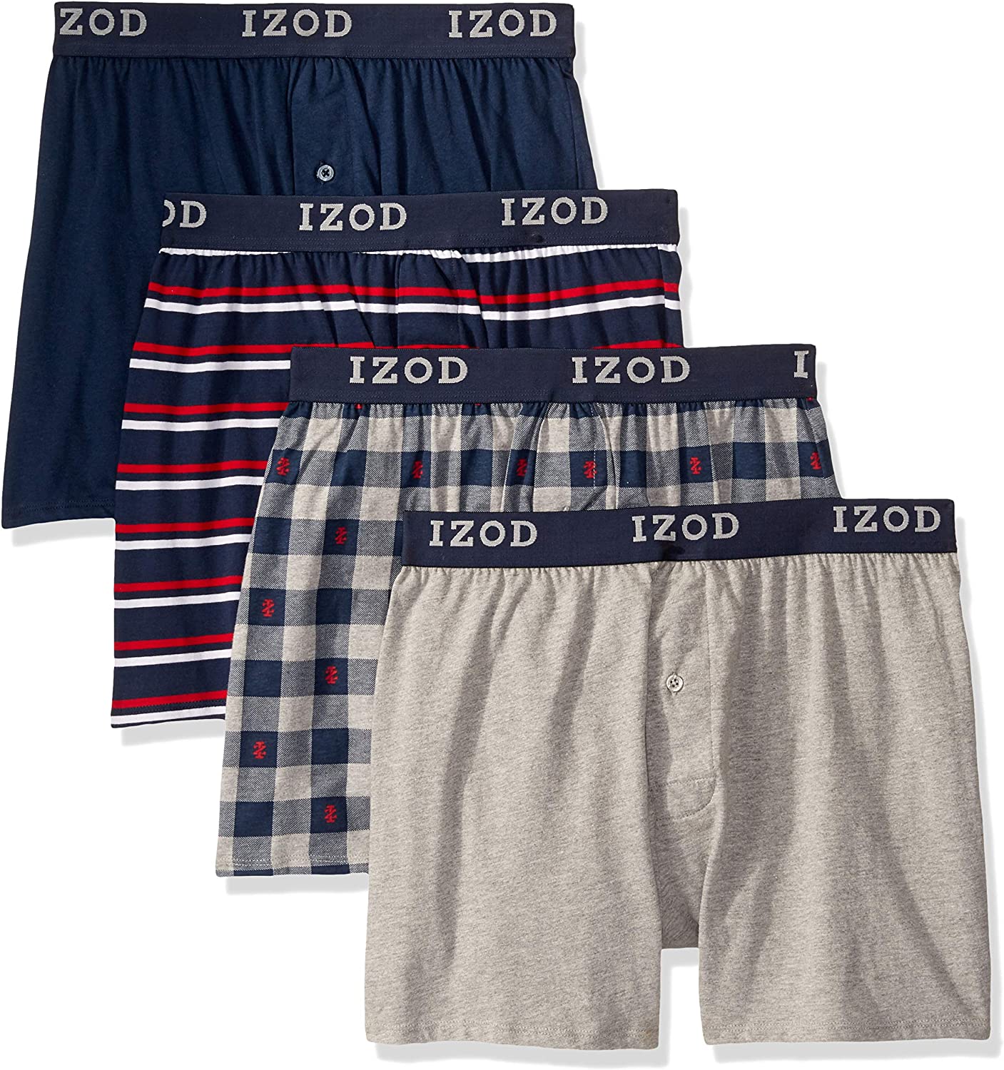 Izod Mens 4pk Knit Boxer Online promotion With the latest design