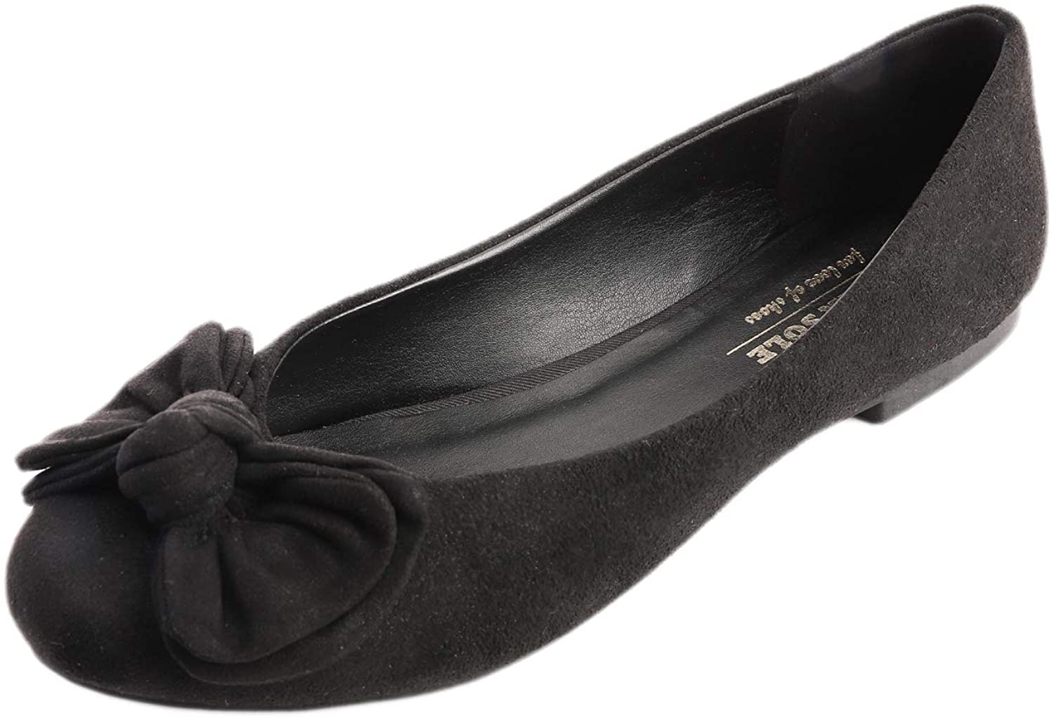 Bout Pointu Chaussures Plates en Maille Respirante à la Mode pour Femmes Feversole Women's Woven Fashion Breathable Pointed Knit Flat Shoes 