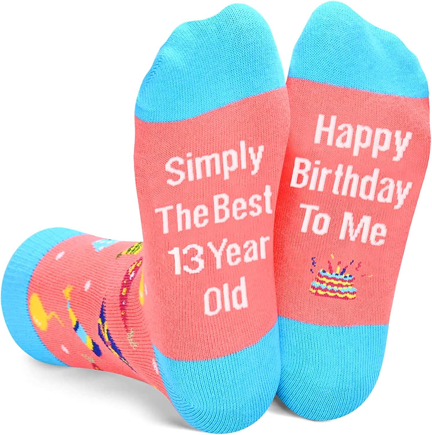 HAPPYPOP Birthday Gifts for Women Girls, Gifts for Her, Womens Socks with  Funny Saying
