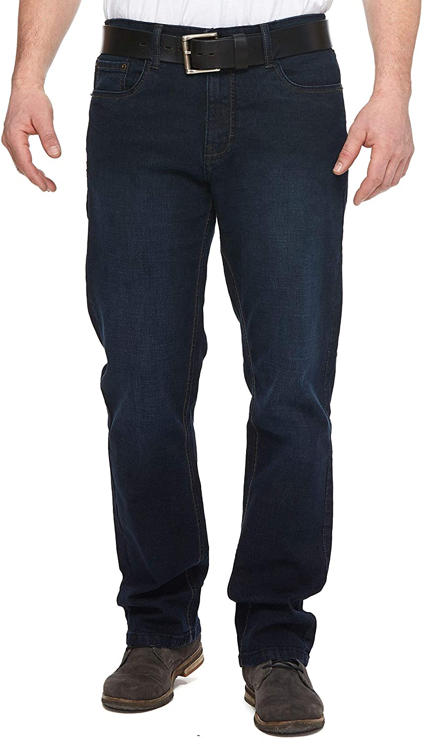 Urban Star Mens Jeans Relaxed Fit – Straight Leg Stretch Jeans for