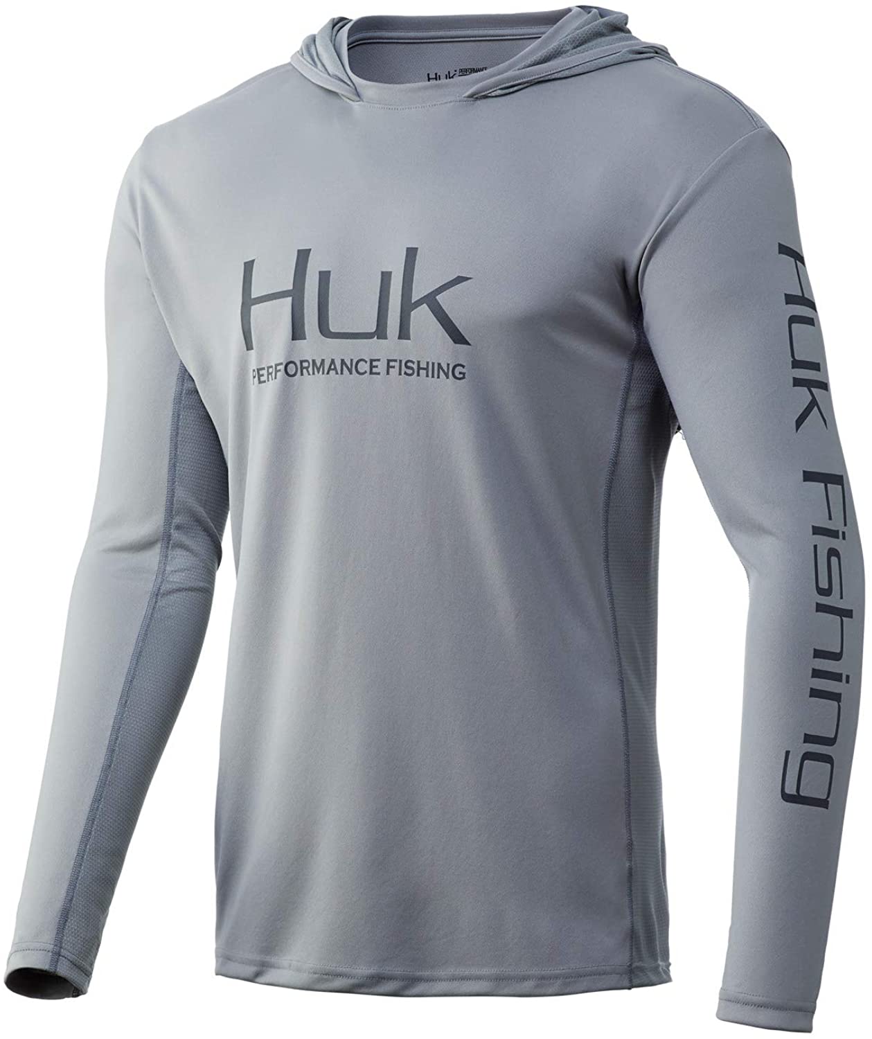 Sun Protection Long-Sleeve Performance Shirt with UPF 30 Huk Men's Icon X Hoodie 