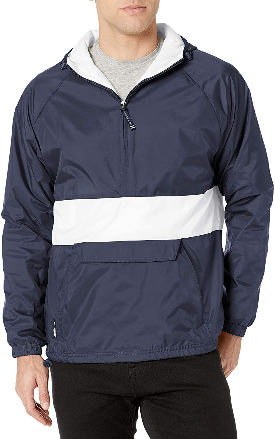 Charles River Apparel Wind & Water-Resistant Pullover Rain Jacket (Reg/Ext  Sizes