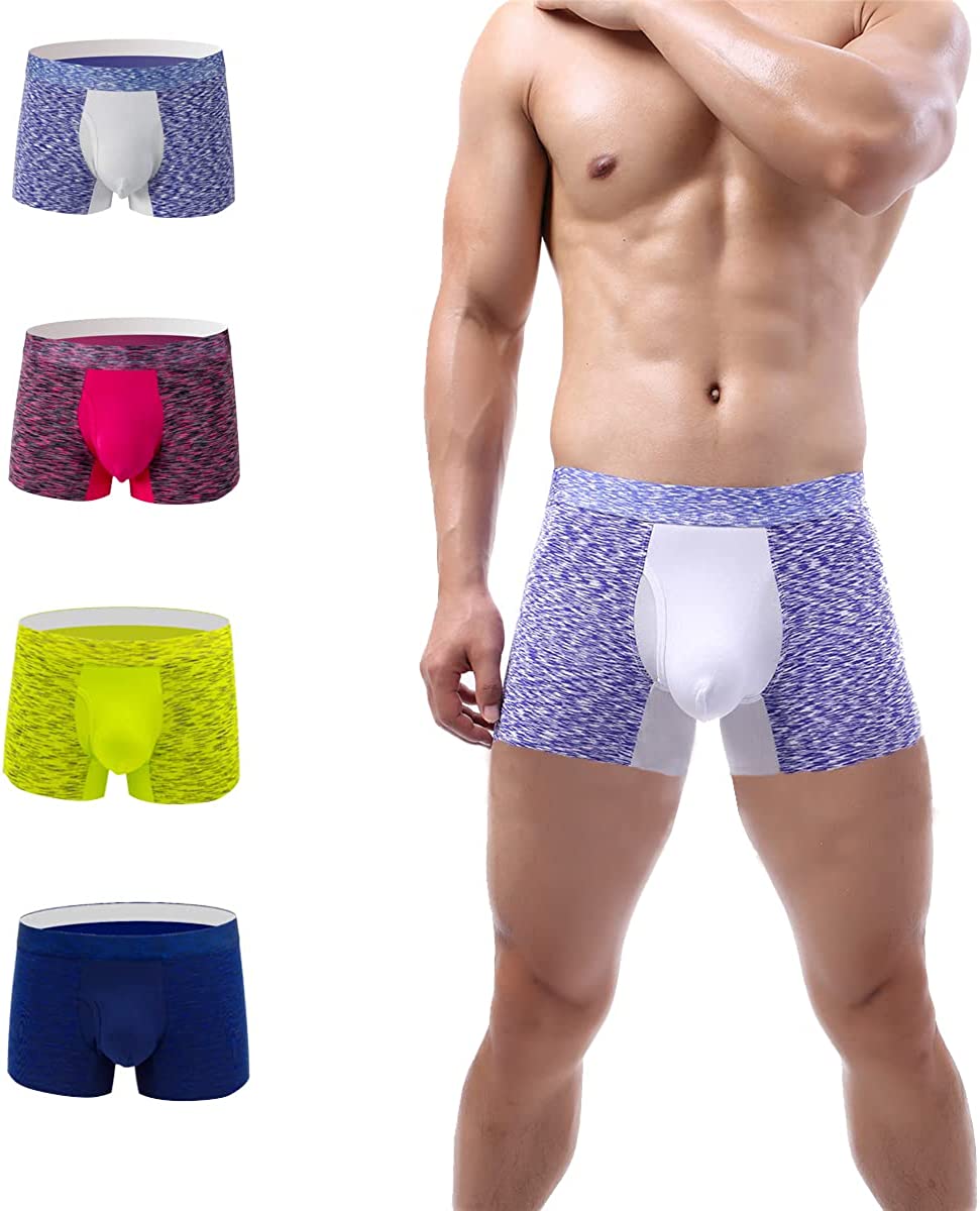 YuKaiChen Men's Pouch Underwear Trunks Performance Bulge Enhancing