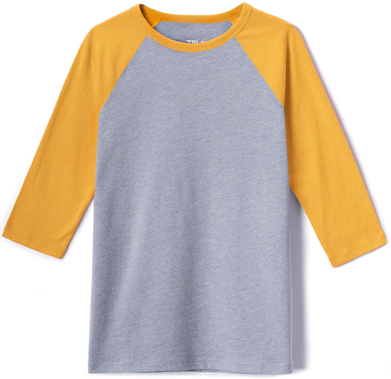 Quarter Sleeve Raglan Tops TSLA Kids 3/4 Sleeve Baseball Jersey Shirts Casual Dynamic Cotton T-Shirts