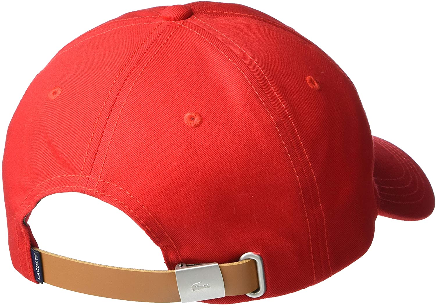 Lacoste Men's Little Croc Twill Adjustable Leather Strap Hat | eBay