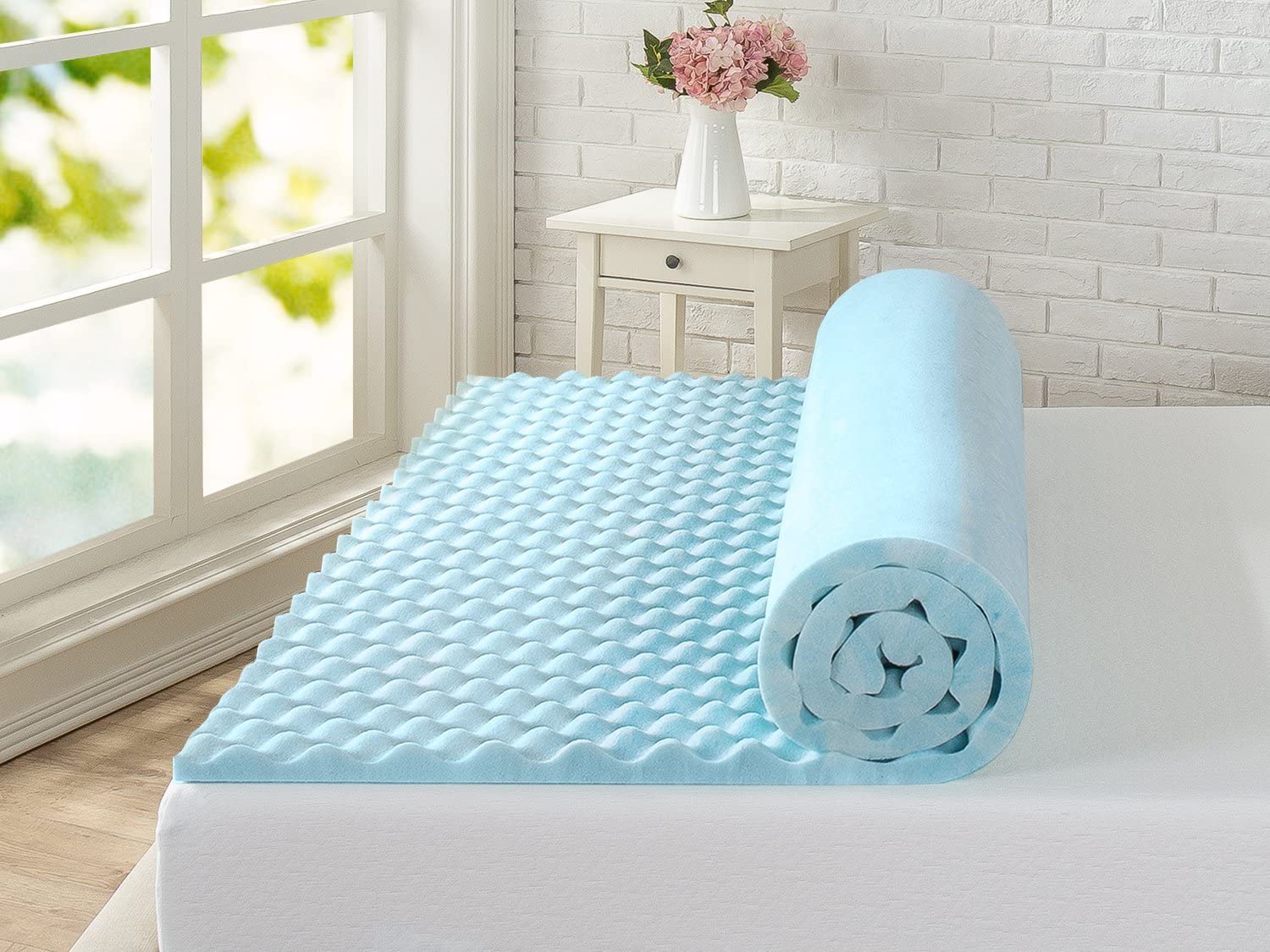 convoluted mattress topper benefits