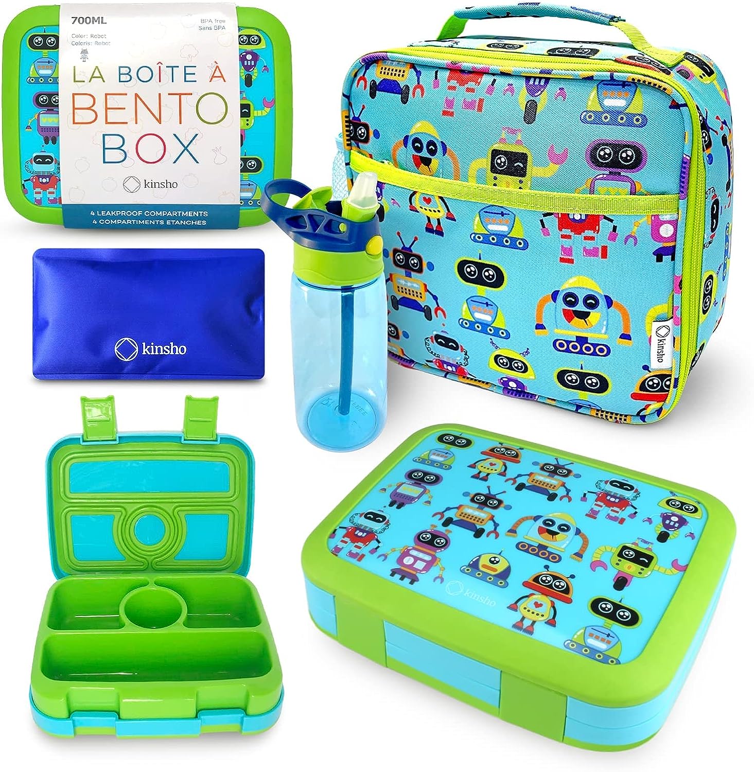 Bentgo Kids Stainless Steel Prints Leak-Resistant Lunch Box - New Improved  2022 Bento-Style with Updated Latches, 3 Compartments & Bonus Container -  Eco-Friendly, Dishwasher Safe, BPA-Free (Dinosaur) 