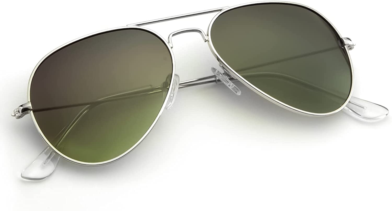 KALIYADI Classic Aviator Sunglasses for Men Women Driving Sun