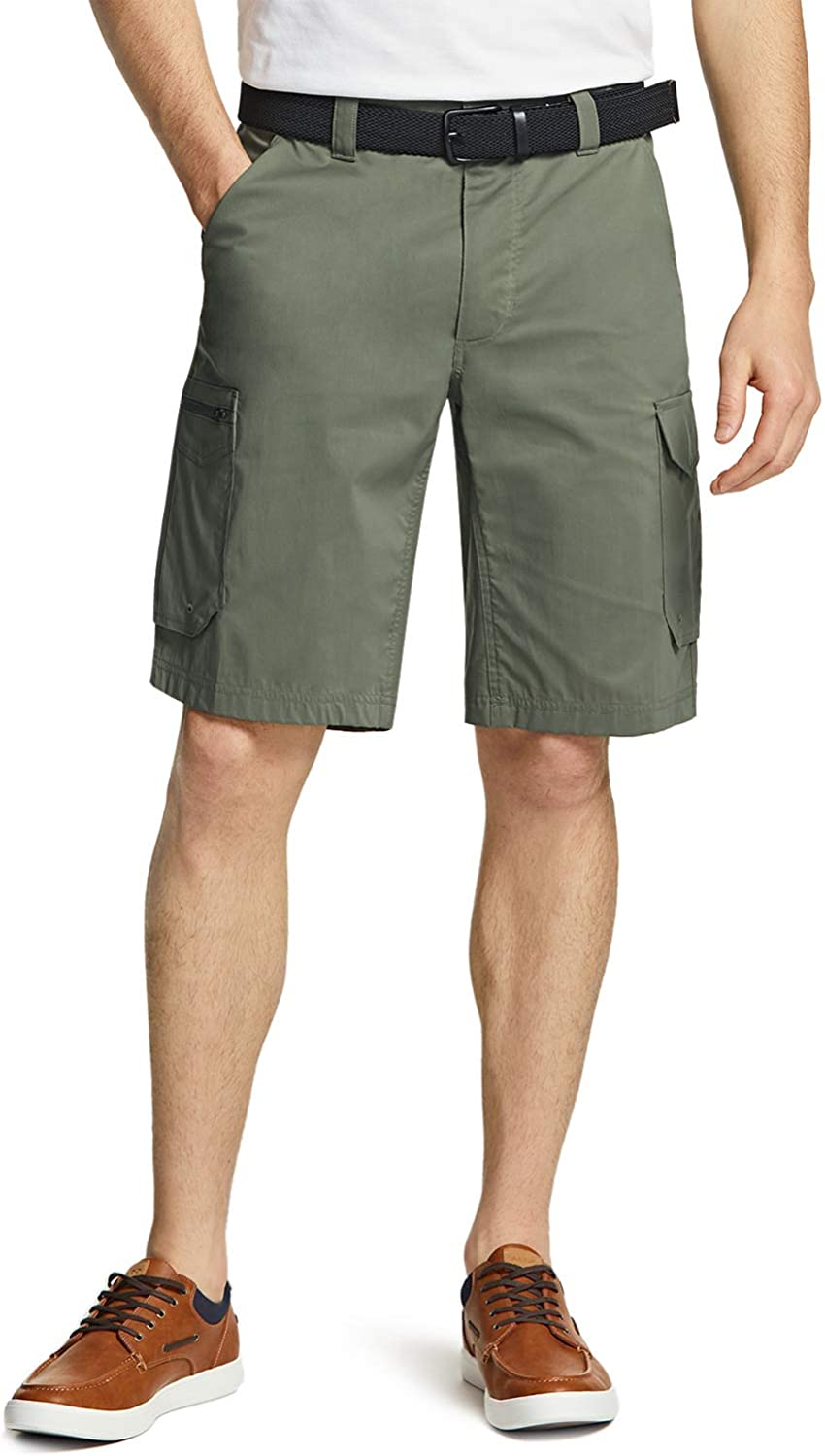 CQR Men's On-The-Go Cargo Shorts Outdoor Stretch Multi-Pocket Cargo Shorts Lightweight Relaxed Fit Casual Shorts 