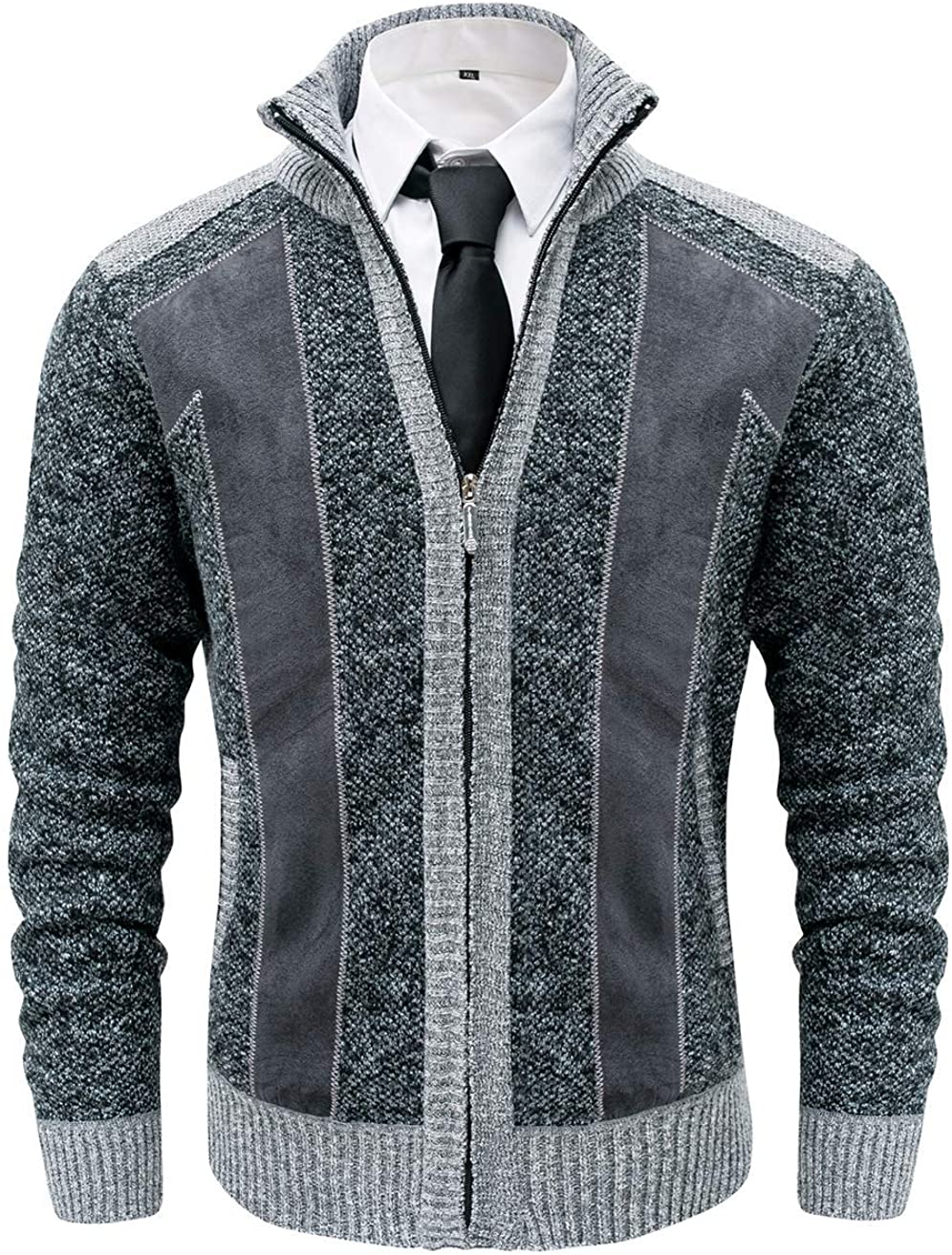 Vcansion Men's Classic Soft Knitted Cardigan Sweaters 