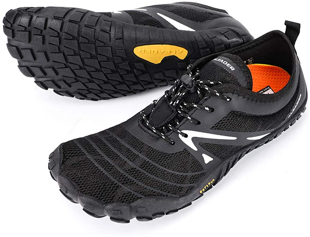 Wide Toe ALEADER Mens Minimalist Trail Running Shoes Barefoot Zero Drop 
