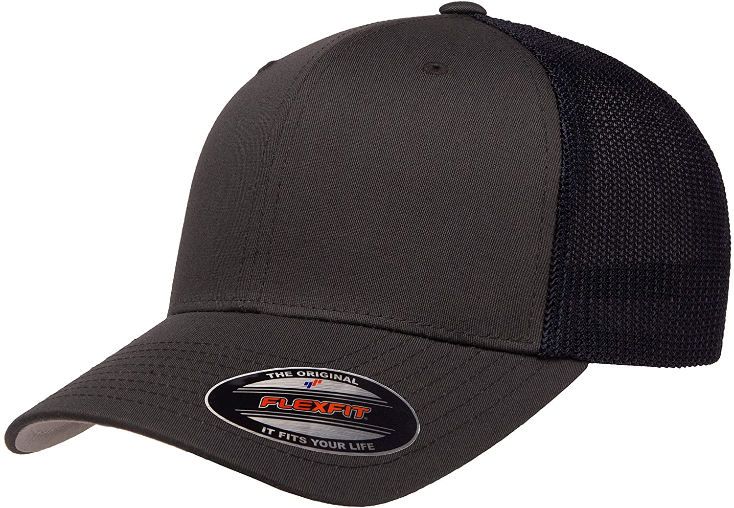 Flexfit Unisex-Adults Trucker Mesh Cap Black