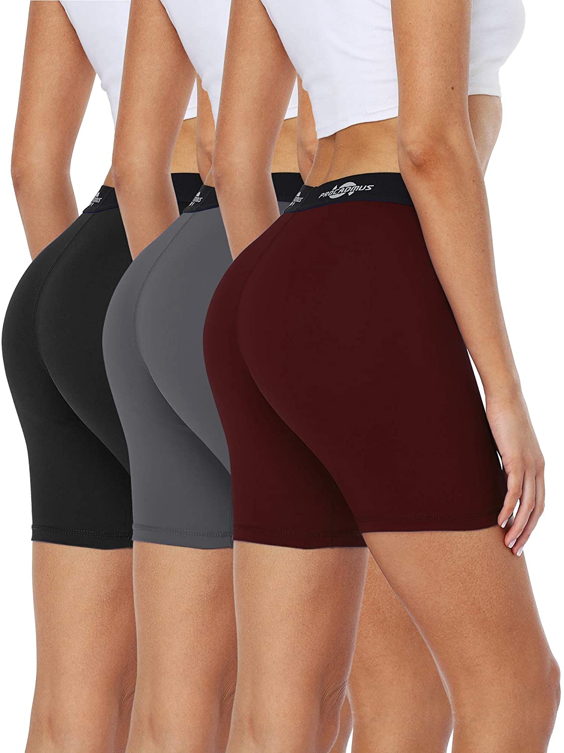 CADMUS Women's Spandex Volleyball Shorts 3 Workout Pro Shorts.