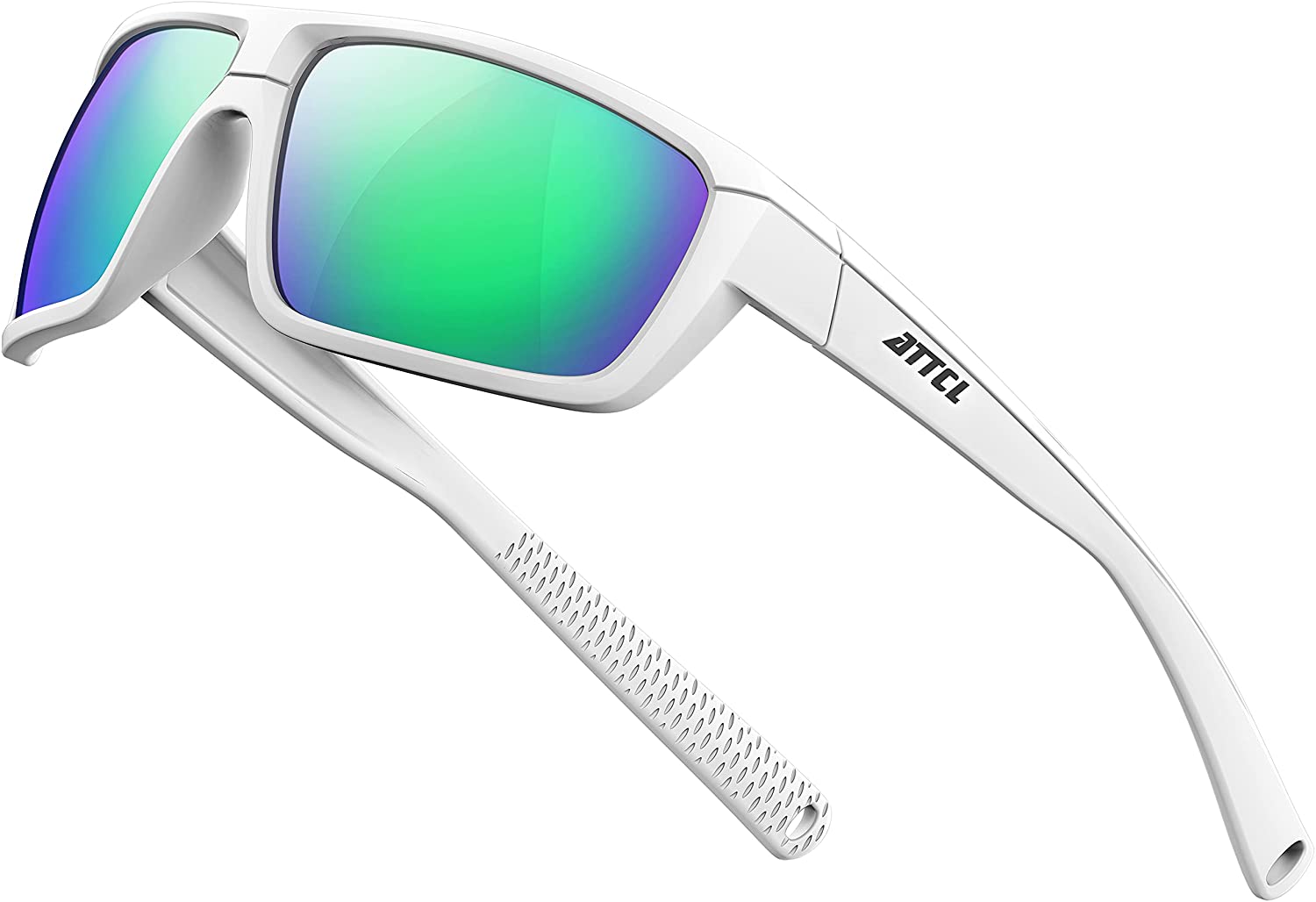 ATTCL Polarized Wrap Sunglasses For Men Fishing Sports Glasses 100% UV Protection 