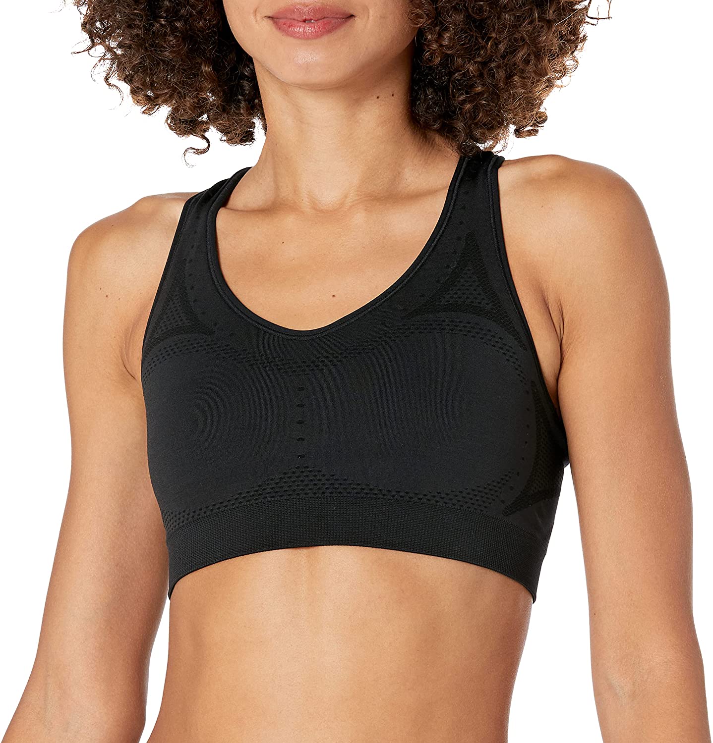 Seamless Racerback Moderate-Support Sports Bra with CoolDRI Moisture-Wicking