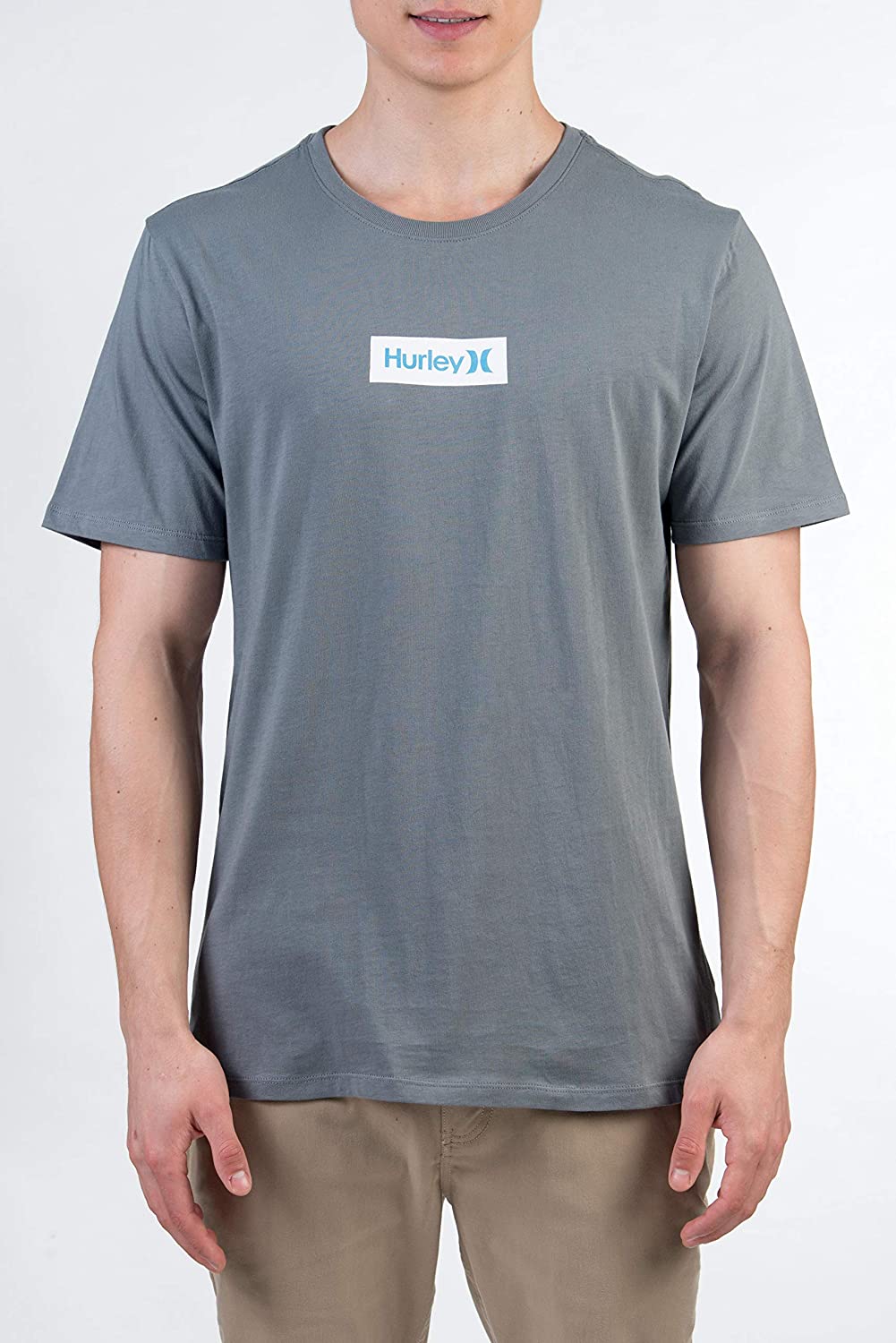 Hurley Men's Premium One and Only Boxed Logo T-Shirt